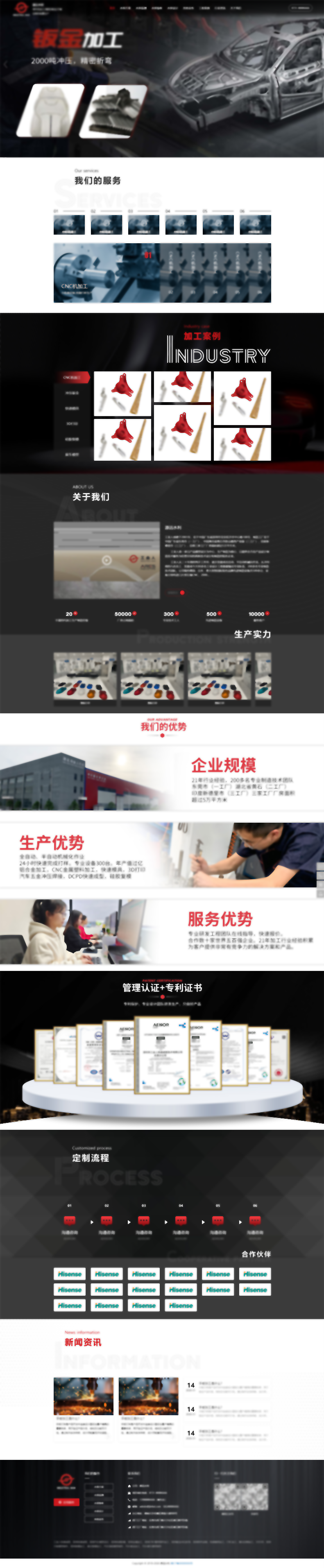深圳市某某水利网站开发案例